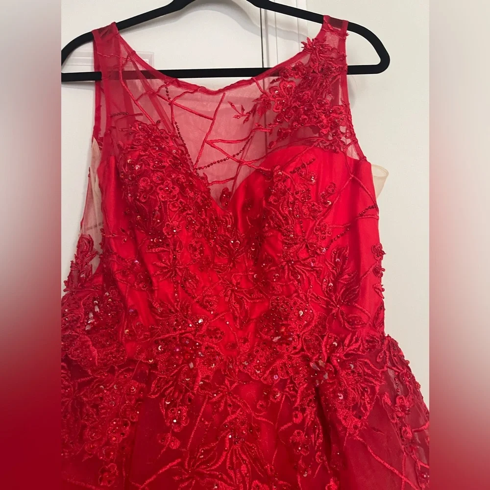 Andrea and Leo Embroidered and Beaded ball gown - Picture 6 of 8